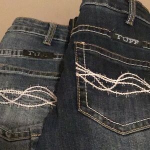 🔥SALE!2pair COWGIRL TUFF, see pics,, one in new condition other in great cond.